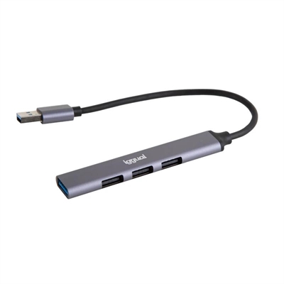 Iggual Hub Usb 3 Puertos Usb 2 0 1 Usb 3 0 Thin